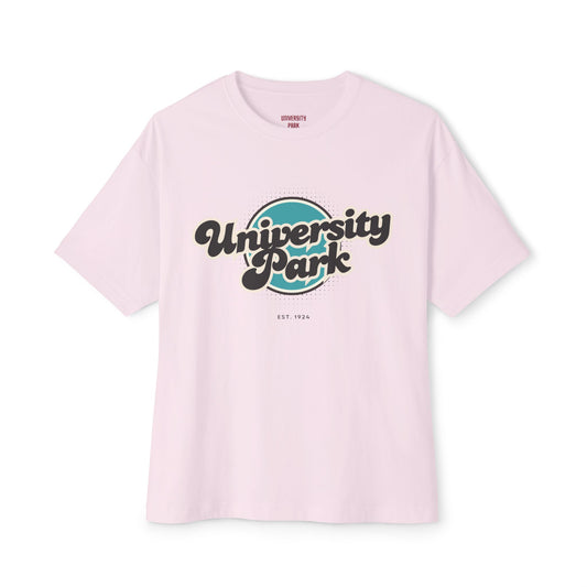 University Park Retro Oversized Tee, Unisex T-Shirt, Casual Fashion Top, Vintage Graphic Shirt, Perfect Gift for Any Occasion
