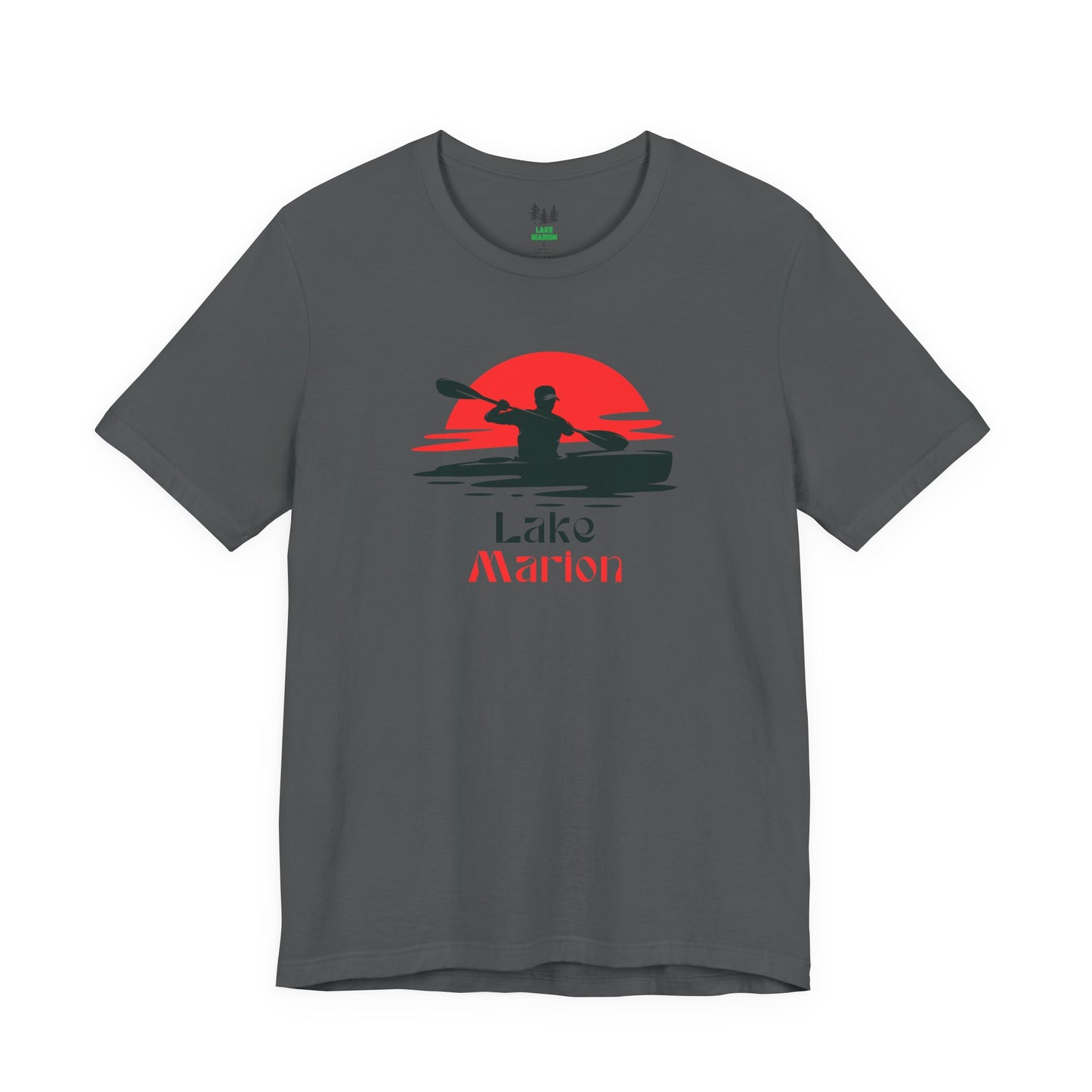 Lake Marion Tee - Kayaking Graphic Unisex Jersey Short Sleeve Shirt, Outdoor Adventure Gift, Summer Vibes, Lake Lover Apparel
