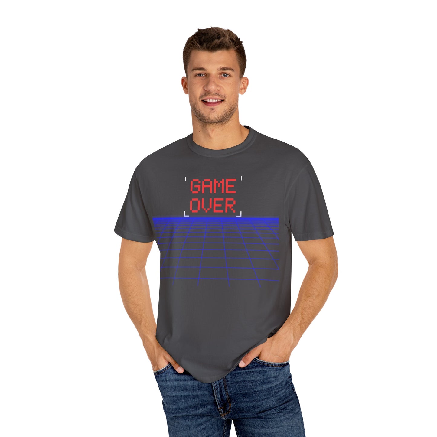 Gamer - Game Over - Unisex Garment-Dyed T-shirt