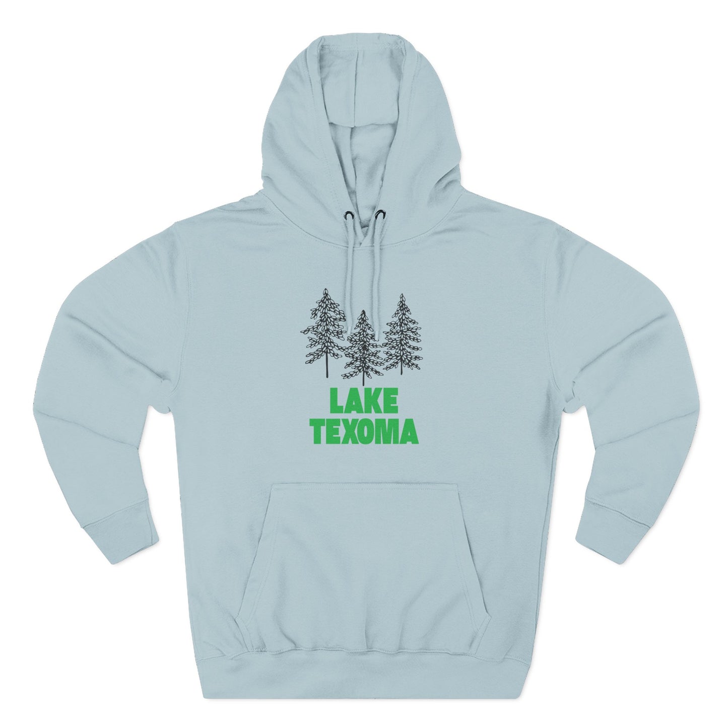 Lake Texoma Fleece Hoodie, Cozy Sweatshirt, Outdoor Adventure Wear, Unique Gift for Lake Lovers, Perfect for Fall and Winter