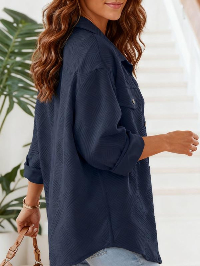 Live Women'S Flannel Shacket Jacket with Pockets Casual Fall Coat Long Sleeve Button down Collared Winter Clothes Fit Chic Outfits