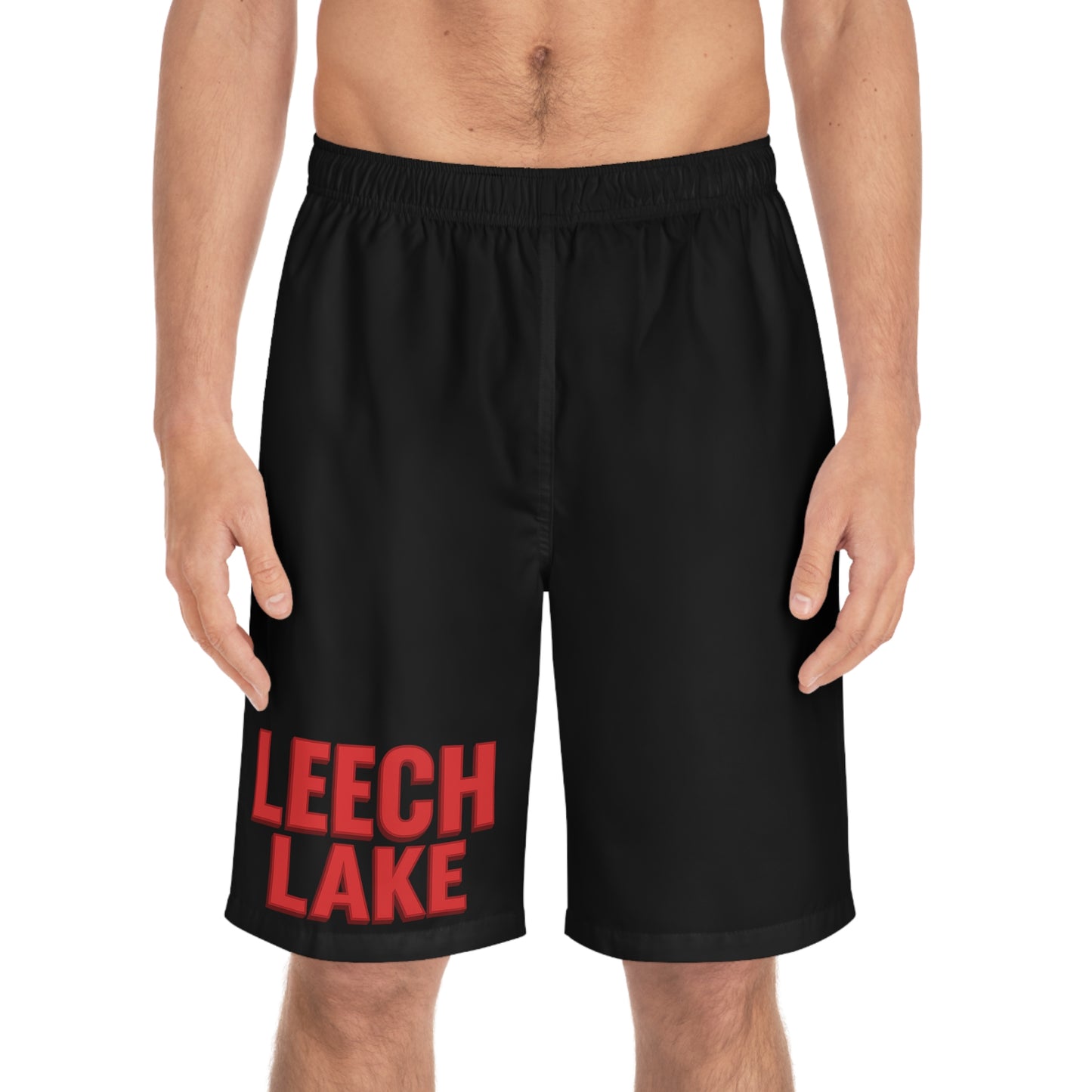Leech Lake Men's Board Shorts - Comfortable Swimwear for Summer, Perfect for Beach Days, Pool Parties, and Vacation Adventures
