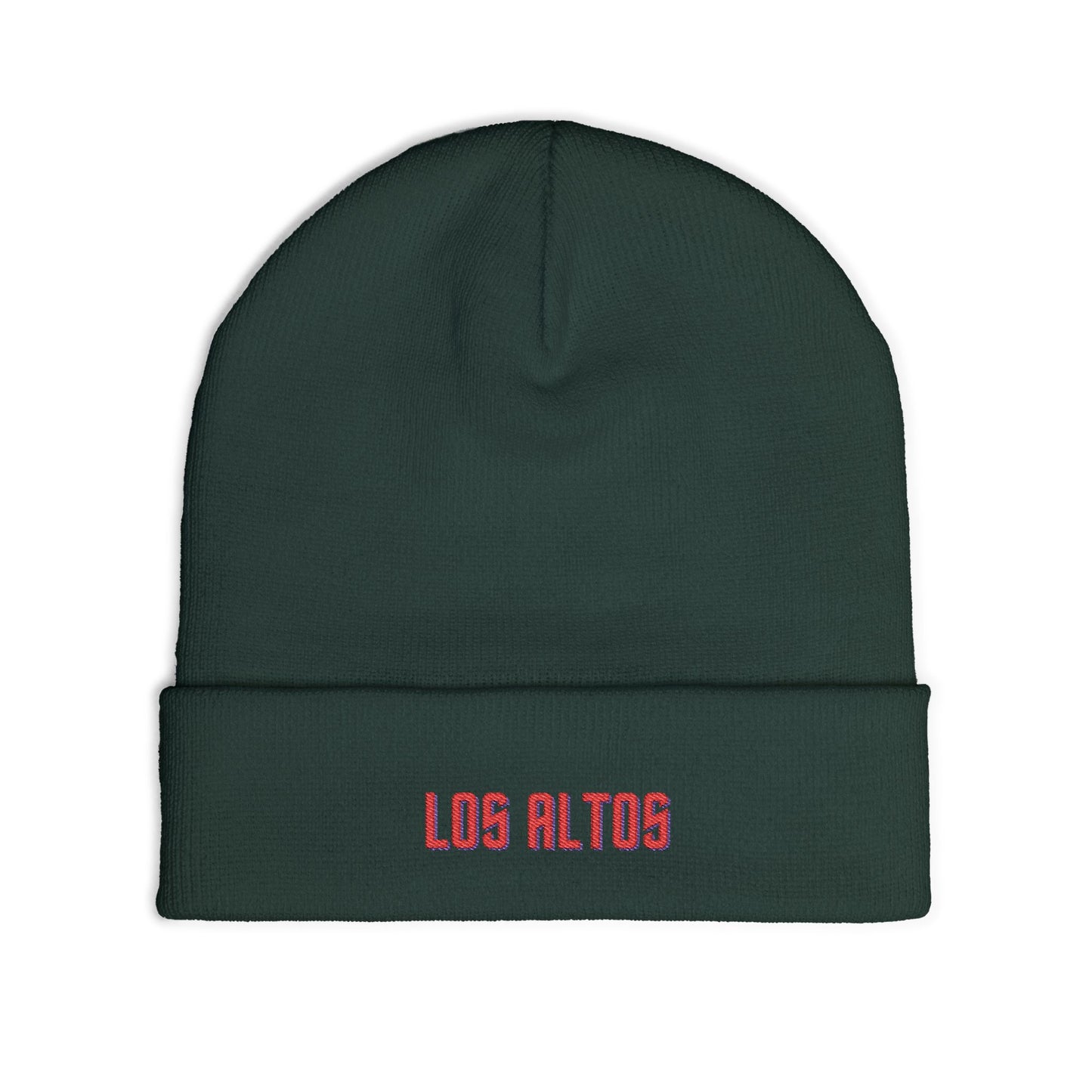 Los Altos Cozy Custom Knit Beanie - Personalized Hat, Winter Accessory, Gifts for Him, Her, Stylish Warmth