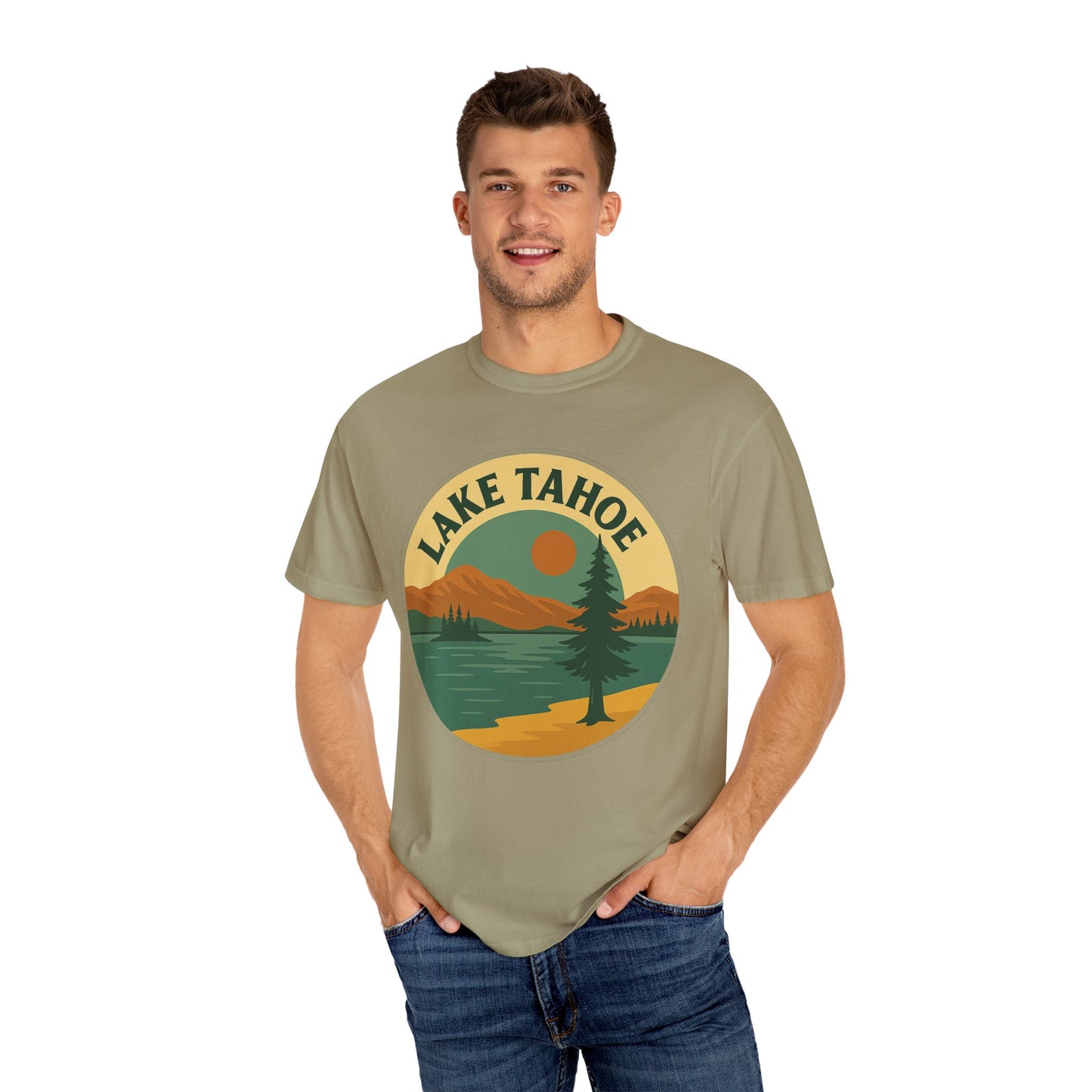Lake Tahoe Unisex Garment-Dyed T-shirt