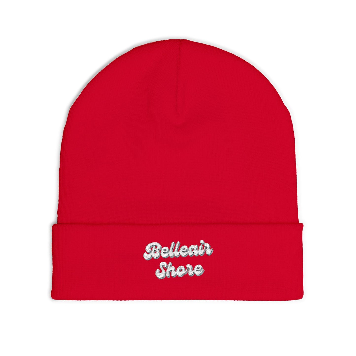 Belleair Shore Cozy Embroidered Knit Beanie | Winter Hat, Casual Fashion Accessory, Gift for Him/Her, Cozy Style, Outdoor Wear