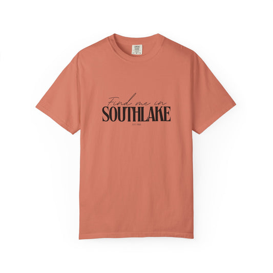Southlake Vibes Unisex Garment-Dyed T-Shirt, Casual Wear, Gifts for Locals, Trendy Summer Essential, Comfortable Everyday Tee