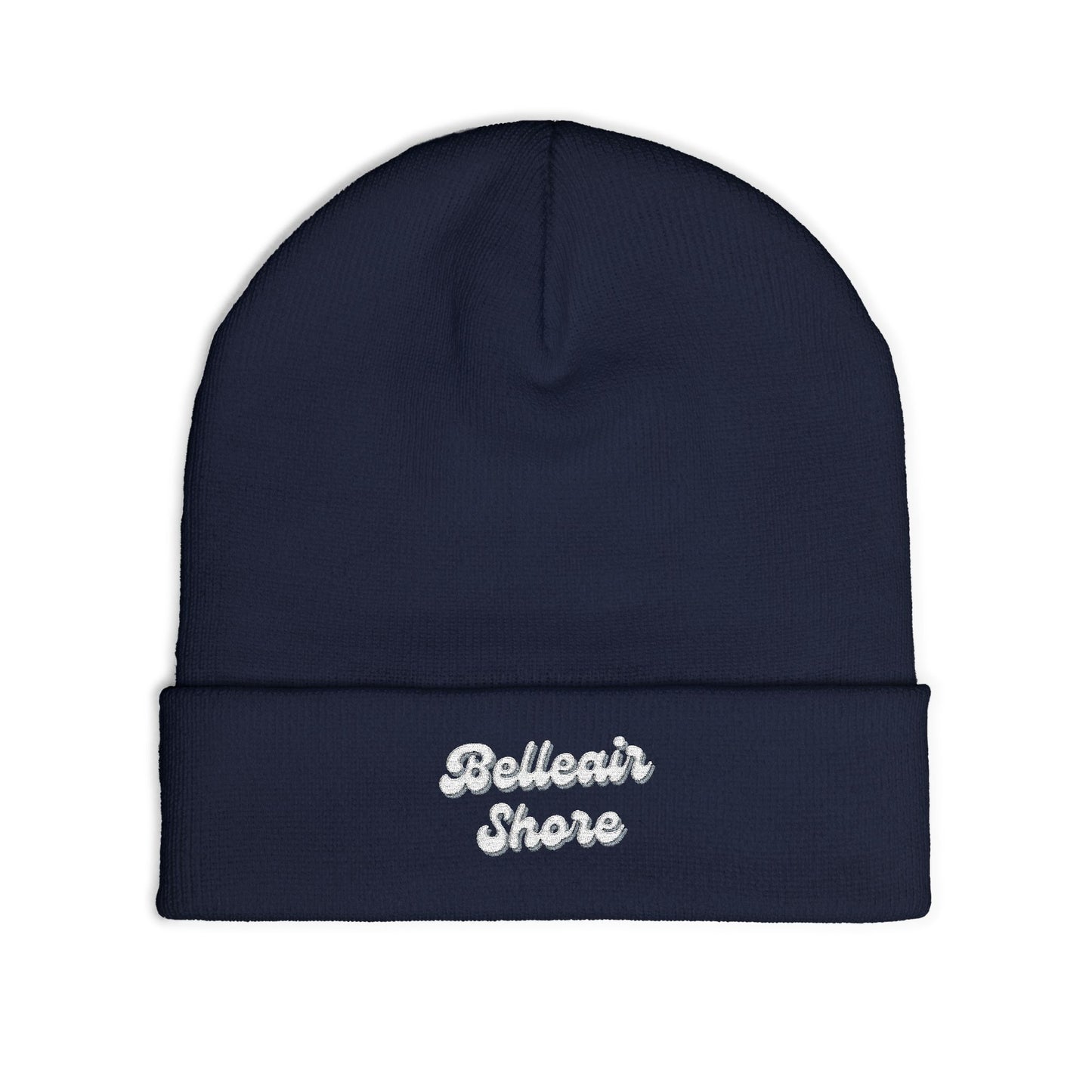 Belleair Shore Cozy Embroidered Knit Beanie | Winter Hat, Casual Fashion Accessory, Gift for Him/Her, Cozy Style, Outdoor Wear
