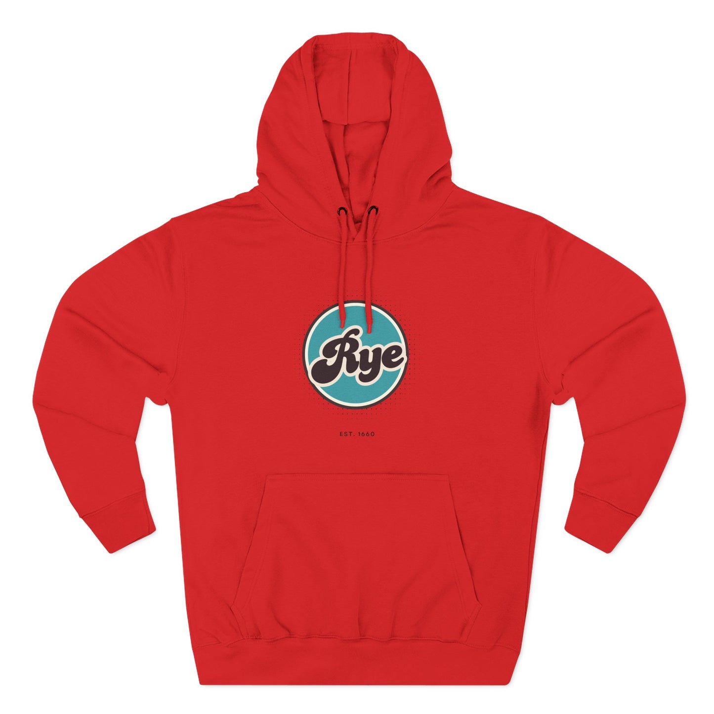 Rye Retro Vibe Hoodie for Casual Days, Streetwear, Unisex Gift, Cozy Layering Apparel