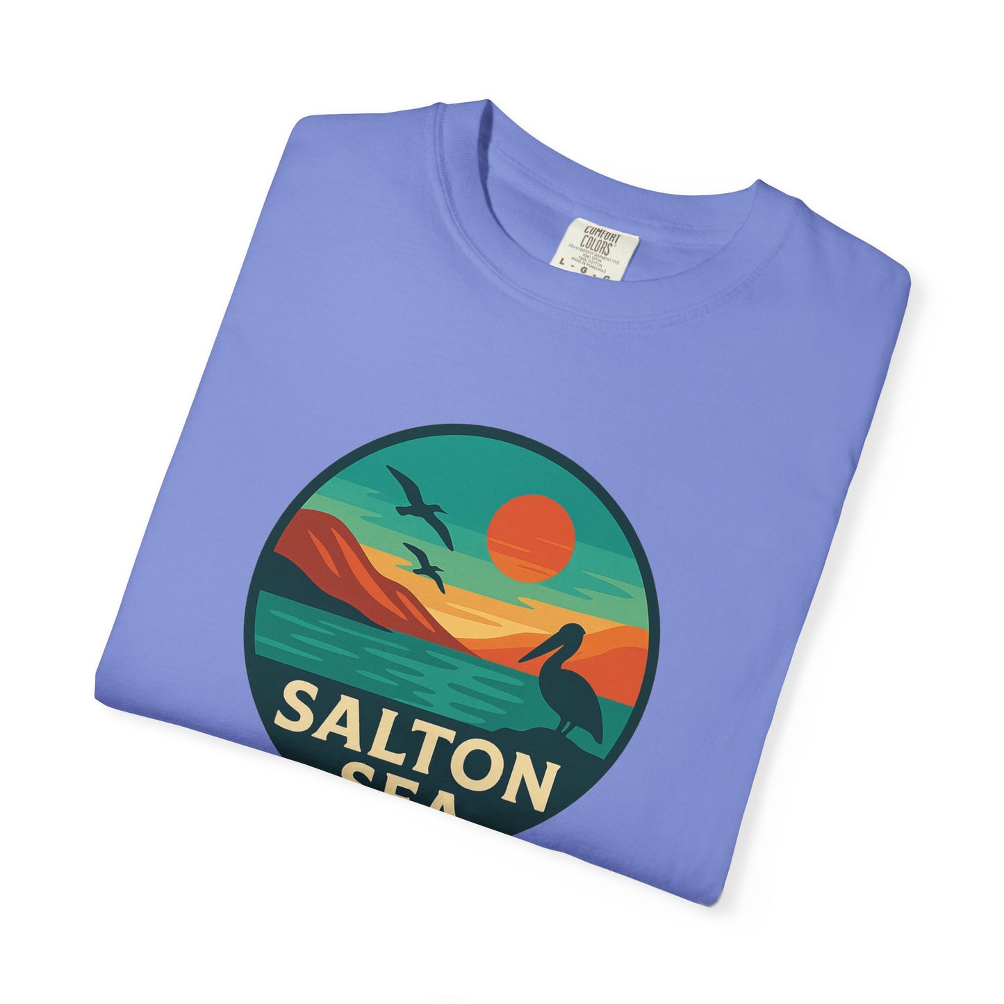 Salton Sea Unisex T-Shirt, Casual Graphic Tee, Nature Lover Gift, Outdoor Adventure Shirt, Vacation Souvenir, Summer Wear