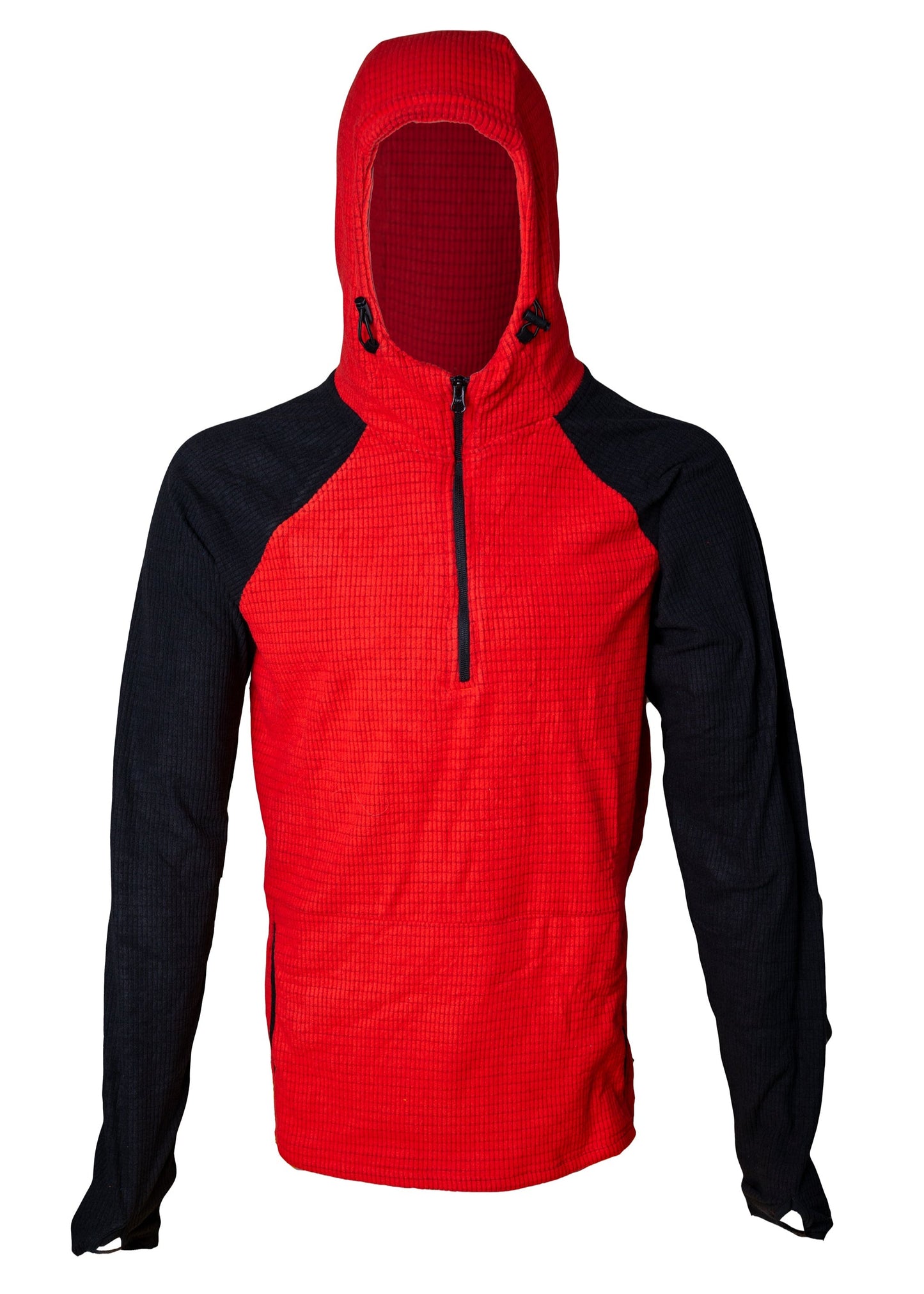 Scarlet Tanager Grid Fleece Pullover