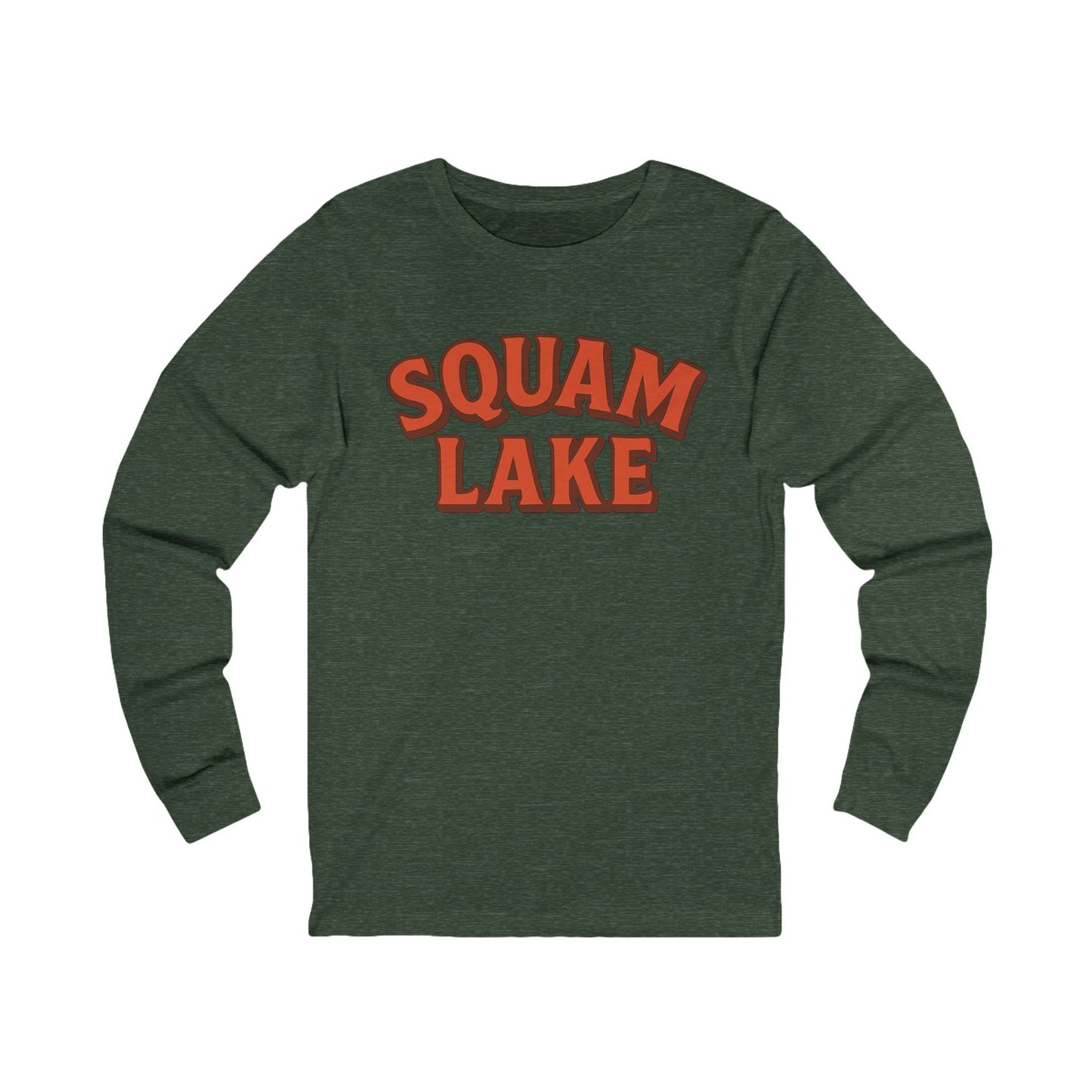 Squam Lake Long Sleeve Tee, Cozy Unisex Shirt for Outdoor Lovers, Perfect for Lake Days, Casual Wear, Gift Idea
