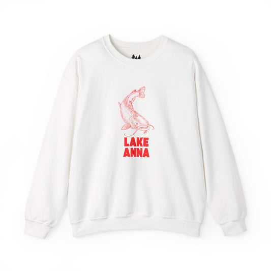 Lake Anna Fishing Sweatshirt, Cozy Crewneck, Perfect for Outdoorsy Lovers, Casual Wear, Gift for Nature Enthusiasts, Lake Life Apparel