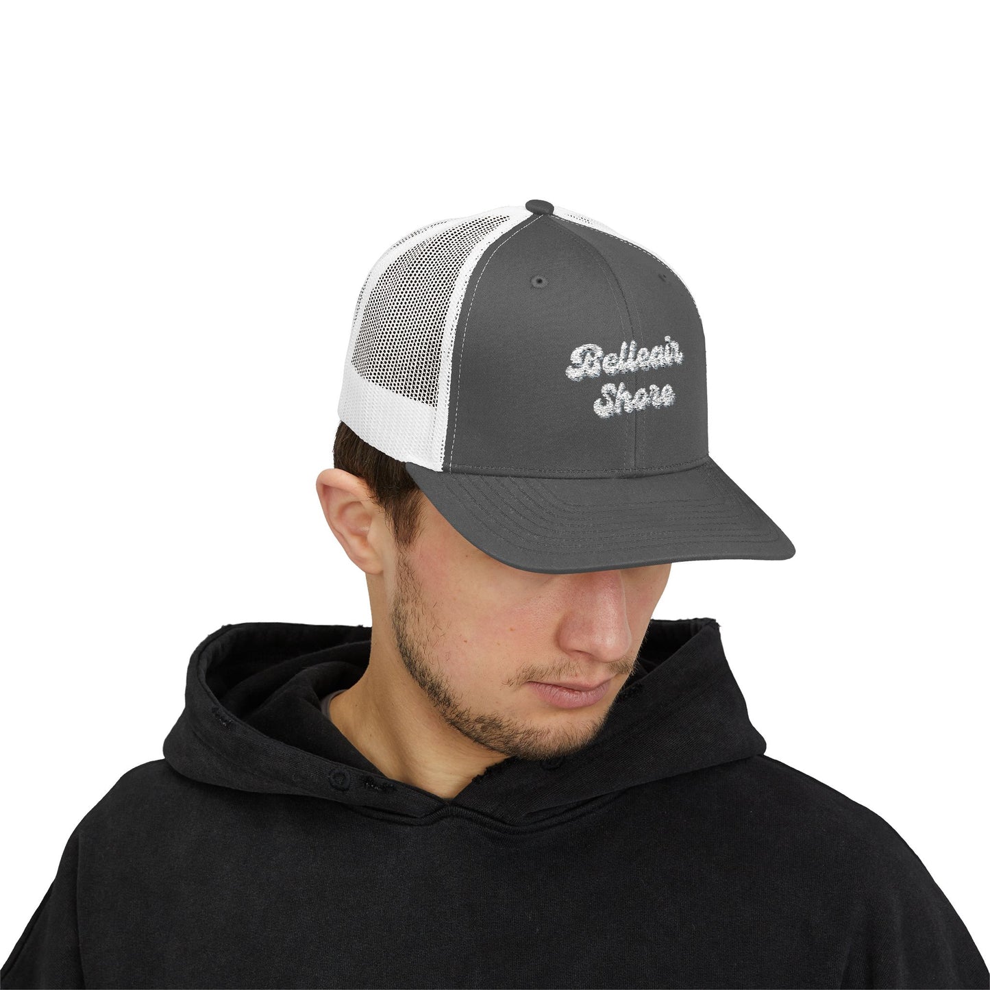 Belleair Shore Sparkly Trucker Cap with Rhinestone 'Ballin' Style' Design | Trendy Snapback Hat for Fashion Lovers, Unisex Gift for Holidays