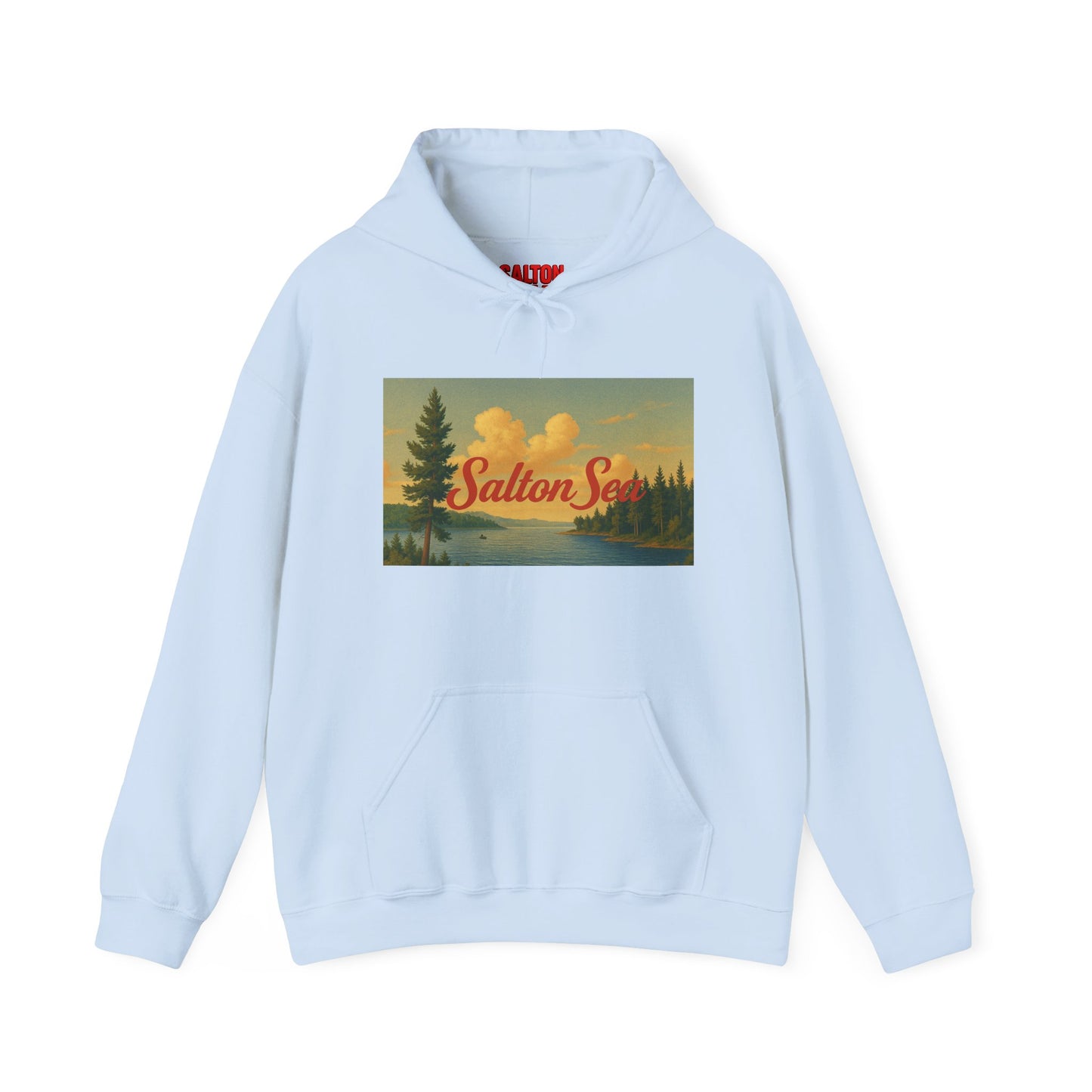 Salton Sea Hoodie, Cozy Casual Wear, Unisex Sweatshirt, Lake Lover Gift, Outdoor Adventure Apparel, Summer Retreat Fashion