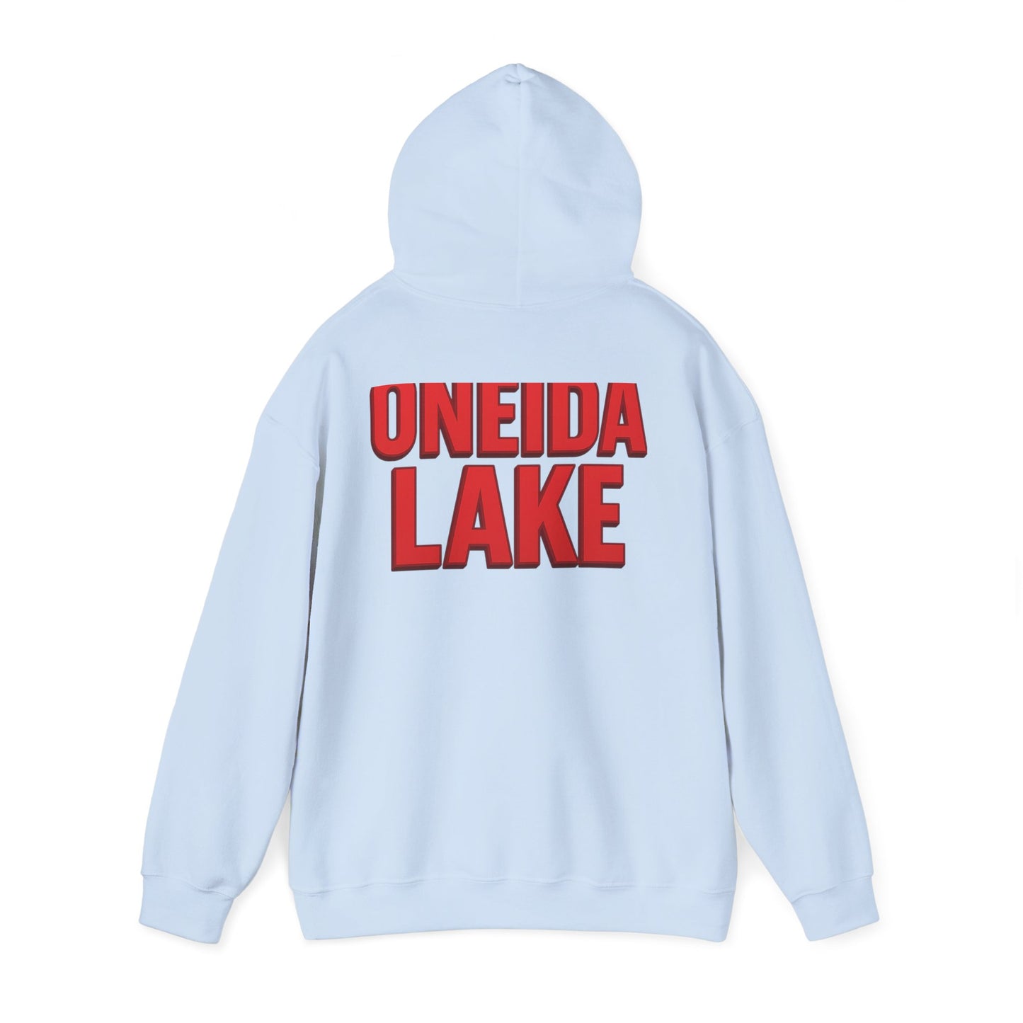 Oneida Lake Hoodie, Cozy Casual Wear, Unisex Sweatshirt, Lake Lover Gift, Outdoor Adventure Apparel, Summer Retreat Fashion