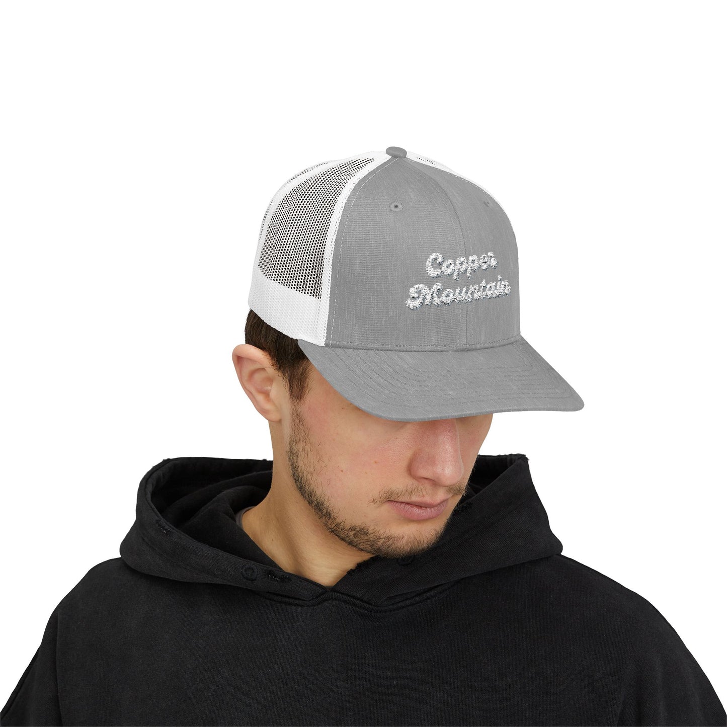 Copper Mountain Sparkly Trucker Cap with Rhinestone 'Ballin' Style' Design | Trendy Snapback Hat for Fashion Lovers, Unisex Gift for Holidays