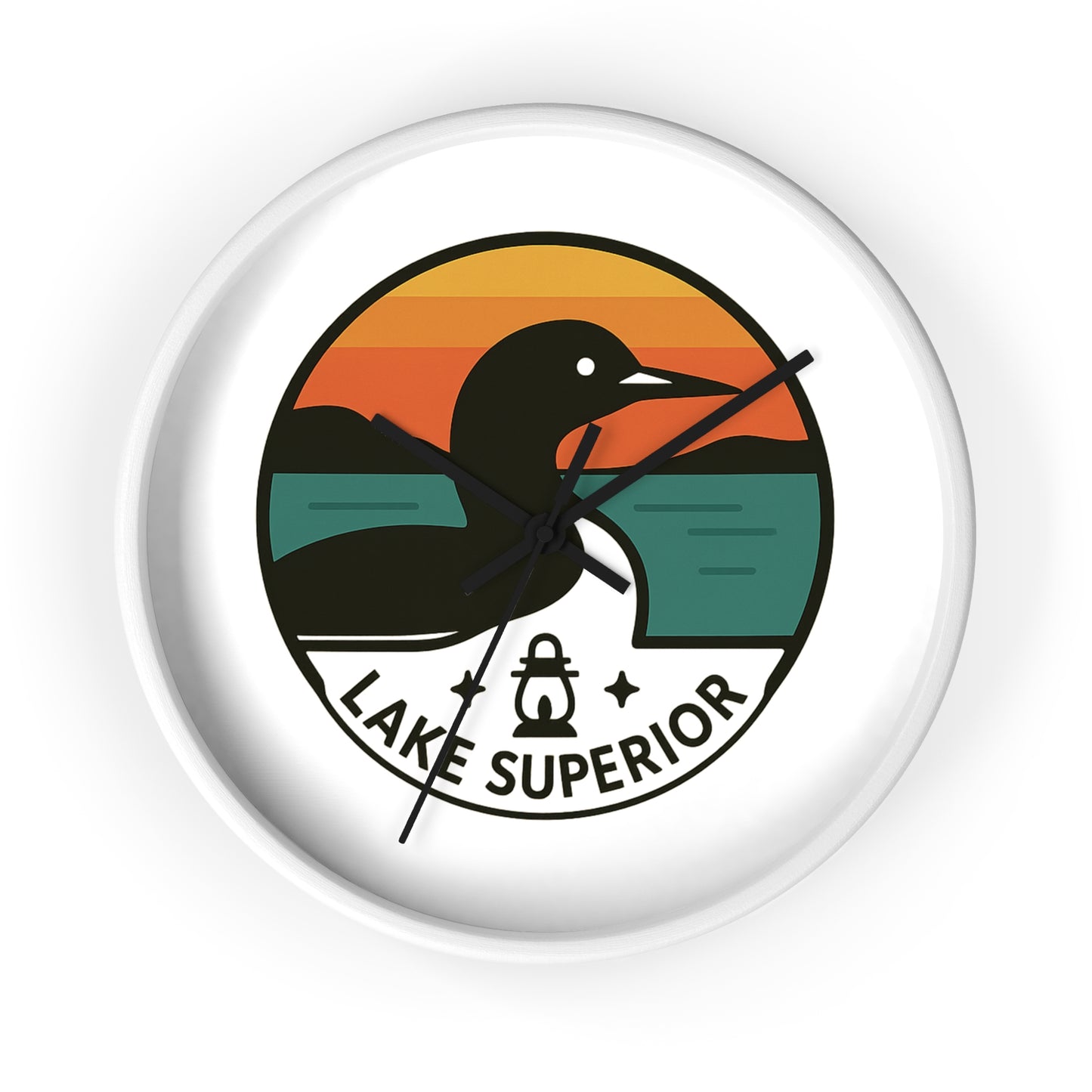 Lake Superior Wall Clock