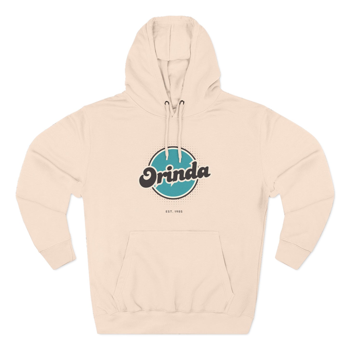 Orinda Retro Vibe Hoodie for Casual Days, Streetwear, Unisex Gift, Cozy Layering Apparel