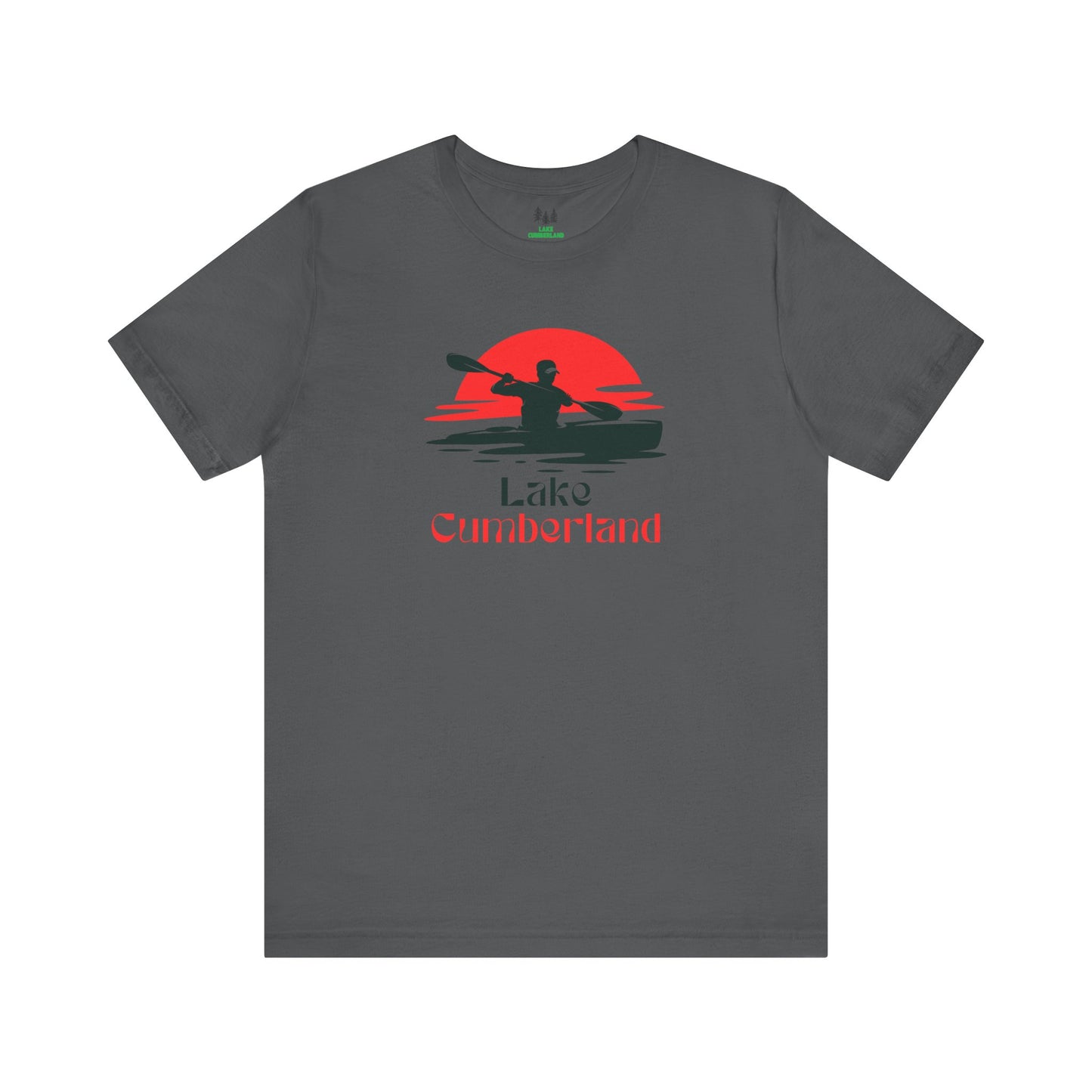Lake Cumberland Tee - Kayaking Graphic Unisex Jersey Short Sleeve Shirt, Outdoor Adventure Gift, Summer Vibes, Lake Lover Apparel