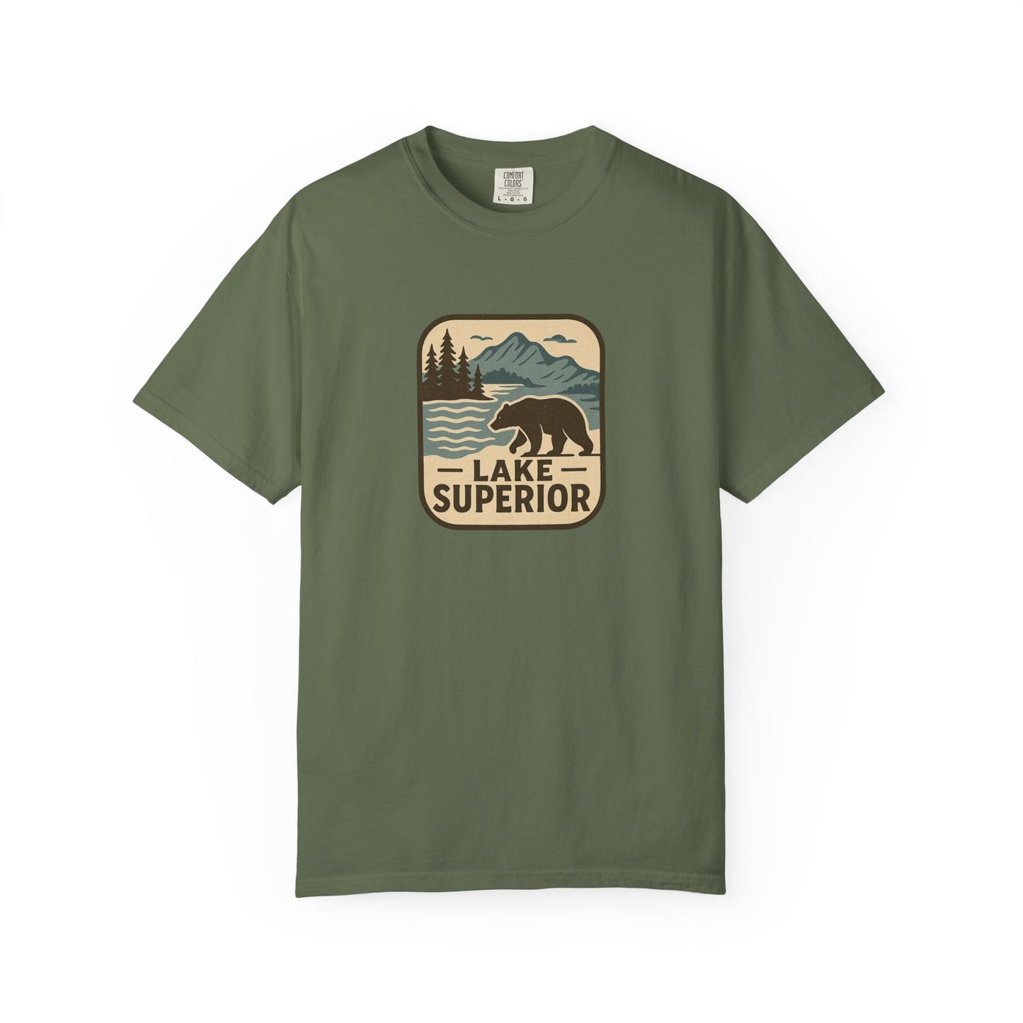 Lake Superior Unisex T-Shirt, Casual Graphic Tee, Nature Lover Gift, Outdoor Adventure Shirt, Vacation Souvenir, Summer Wear