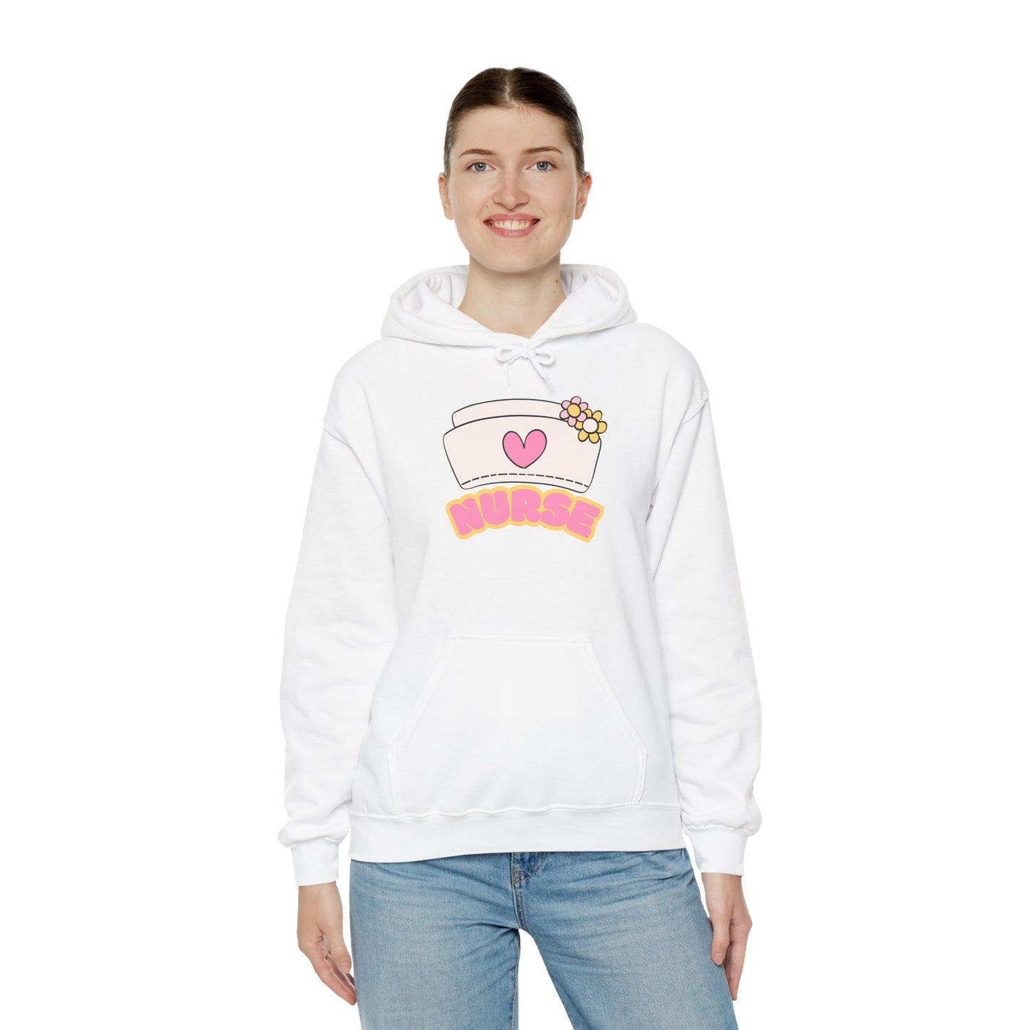 Nurse Love Hoodie | Cozy Unisex Sweatshirt, Gift for Healthcare Workers, Comfortable Nursing Apparel, Medical Appreciation Clothing
