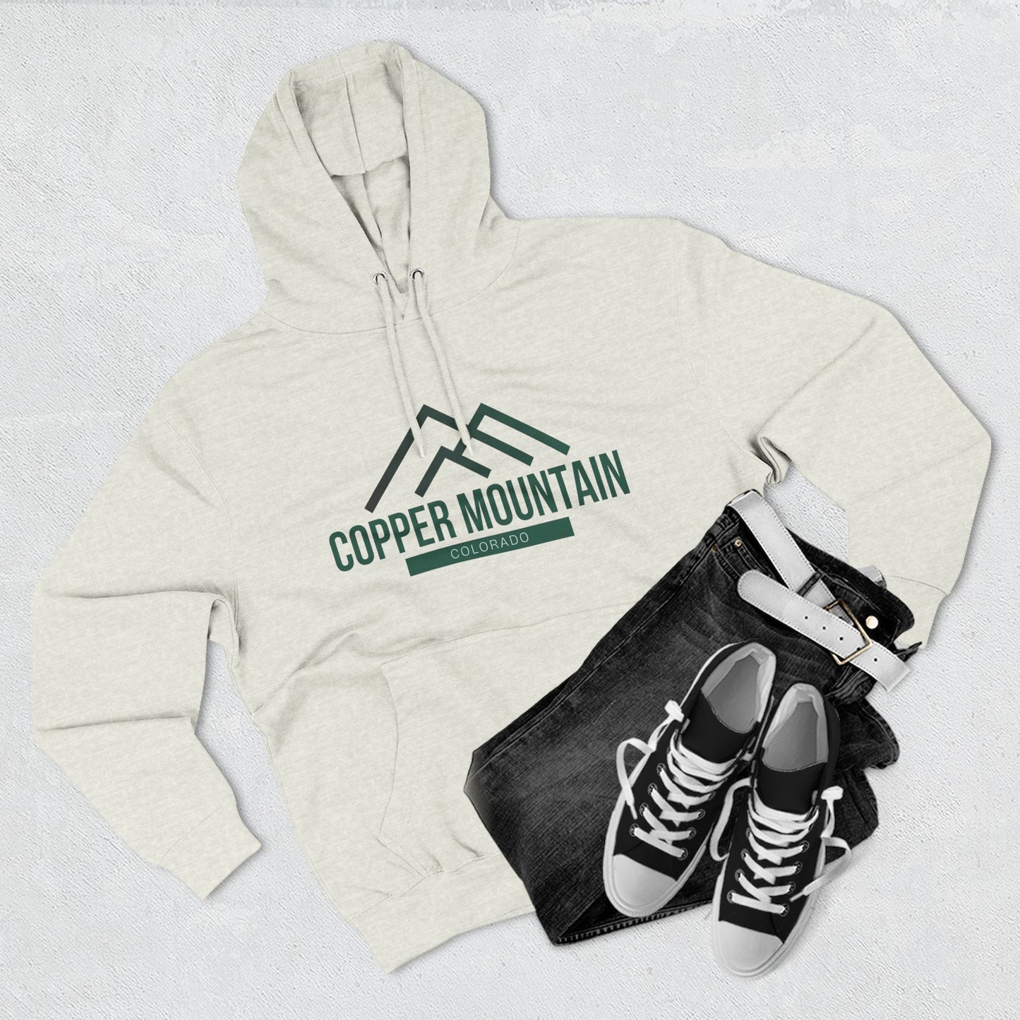 Copper Mountain Vibes Hoodie with Design, Perfect for Autumn Lovers, Comfortable and Stylish, Great Gift for Vacations