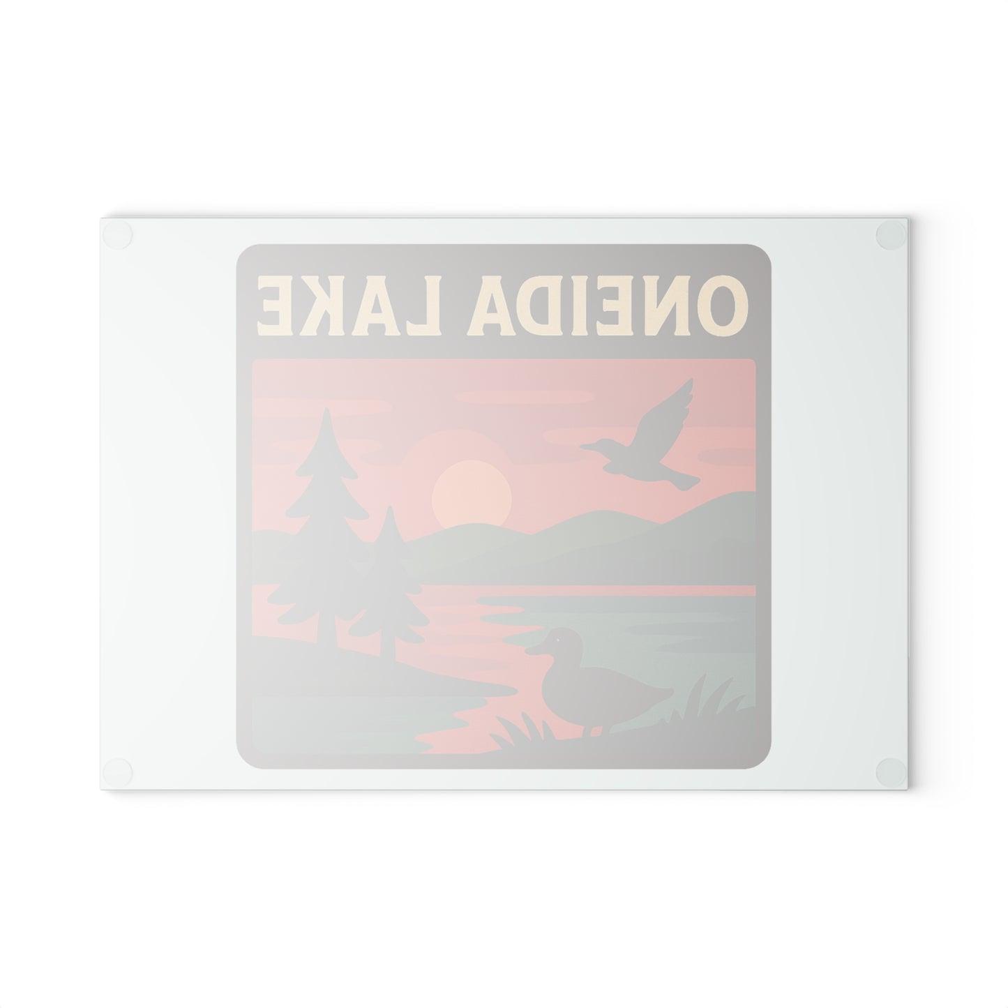 Oneida Lake Glass Cutting Board