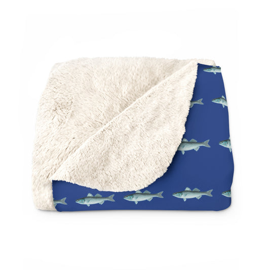 Lake Gaston Inspired Sherpa Fleece Blanket, Cozy Throw for Beach Lovers, Nautical Home Décor, Perfect Gift for Any Occasion, Soft Plush Blanket