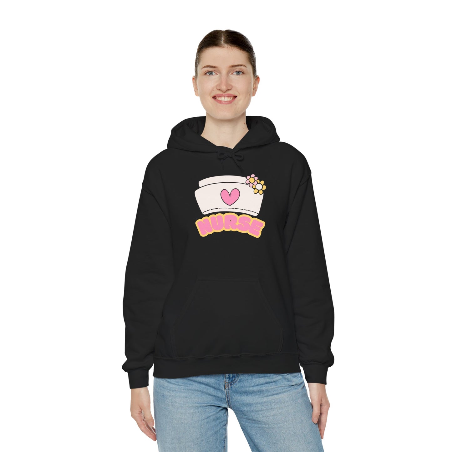 Nurse Love Hoodie | Cozy Unisex Sweatshirt, Gift for Healthcare Workers, Comfortable Nursing Apparel, Medical Appreciation Clothing