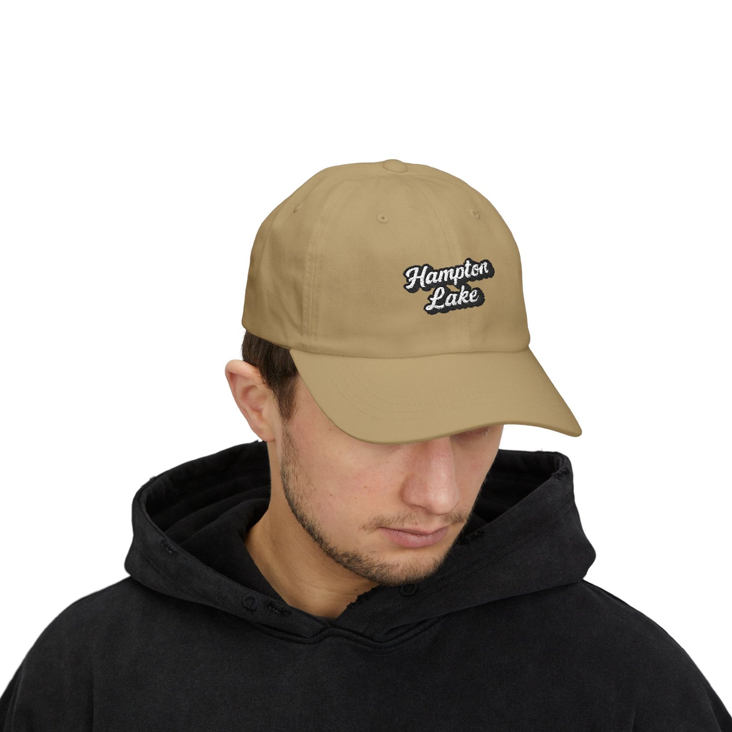 Hampton Lake Stylish Dad Cap, Casual Summer Hat, Outdoor Accessory, Gift for Father's Day, Boating Trip Gear, Everyday Wear