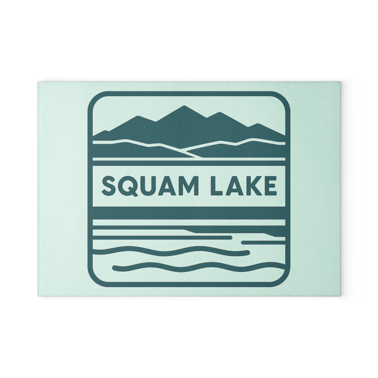 Squam Lake Glass Cutting Board