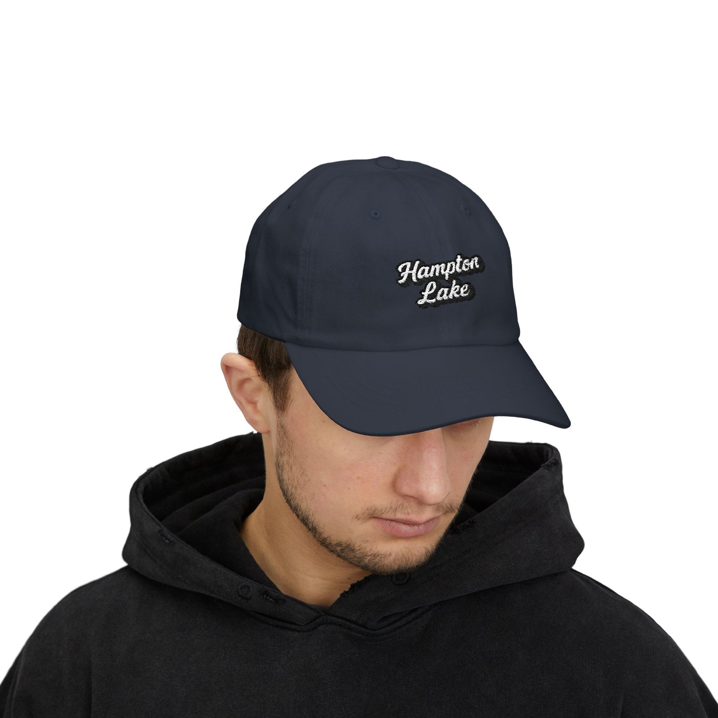 Hampton Lake Stylish Dad Cap, Casual Summer Hat, Outdoor Accessory, Gift for Father's Day, Boating Trip Gear, Everyday Wear