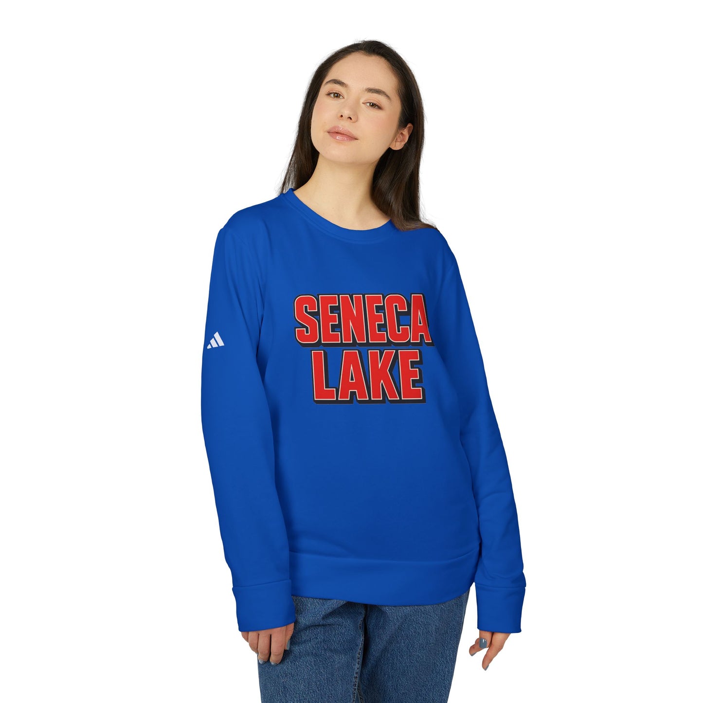 Seneca Lake Adidas Unisex Fleece Crewneck Sweatshirt