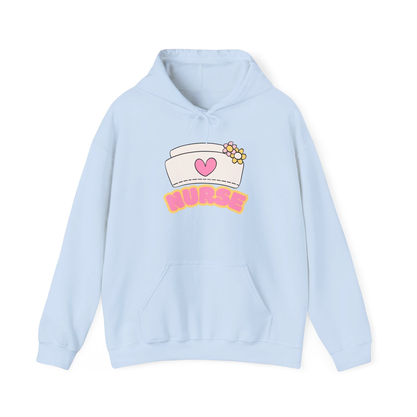 Nurse Love Hoodie | Cozy Unisex Sweatshirt, Gift for Healthcare Workers, Comfortable Nursing Apparel, Medical Appreciation Clothing