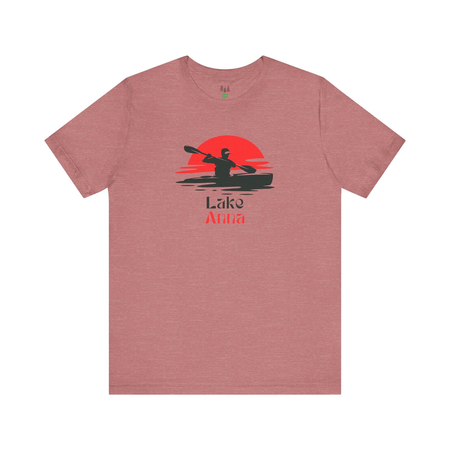 Lake Anna Tee - Kayaking Graphic Unisex Jersey Short Sleeve Shirt, Outdoor Adventure Gift, Summer Vibes, Lake Lover Apparel
