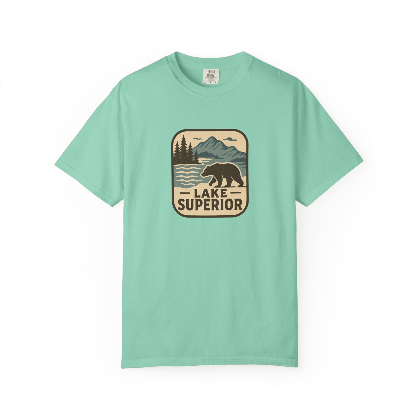 Lake Superior Unisex T-Shirt, Casual Graphic Tee, Nature Lover Gift, Outdoor Adventure Shirt, Vacation Souvenir, Summer Wear
