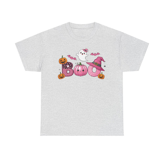 Halloween Ghostly Boo Tee, Unisex Halloween T-Shirt, Trick or Treat Shirt, Spooky Season Apparel, Cute Halloween Gift