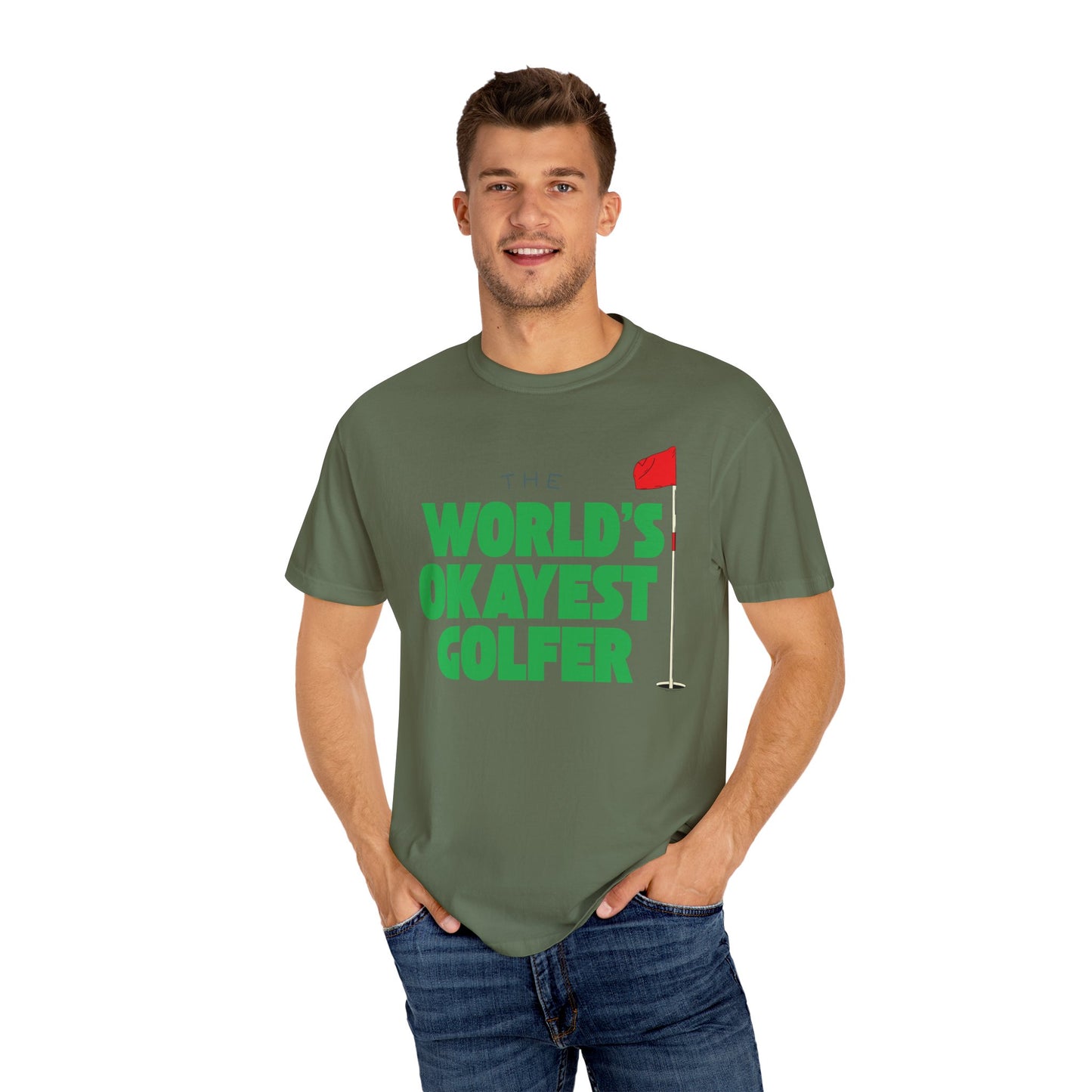 World's Okayest Golfer T-Shirt, Funny Golf Gift, Unisex Tee, Sports Apparel, Father's Day Gift, Golfer Humor