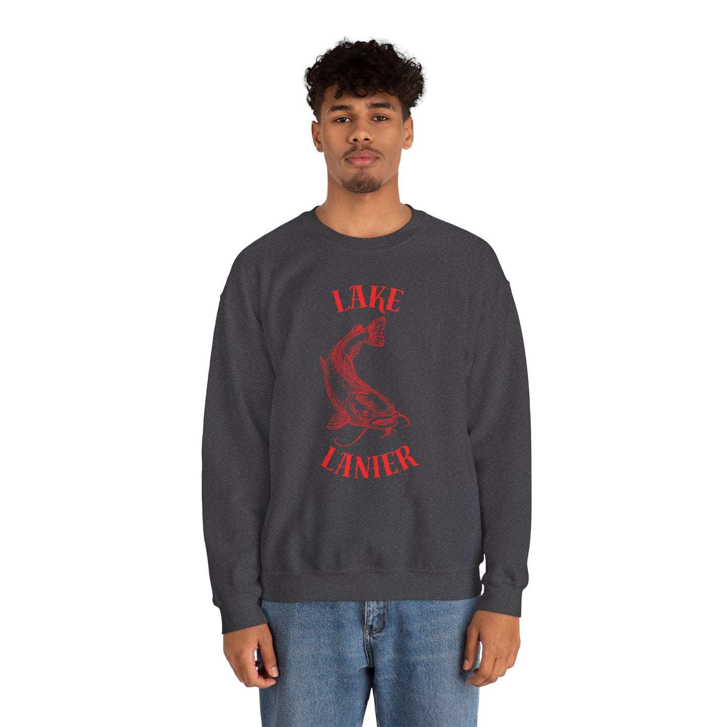 Lake Lanier Sweatshirt | Unisex Heavy Blend™ Crewneck | Perfect for Lake Lovers, Cozy Gift for Outdoors Enthusiasts, Relaxed Style for