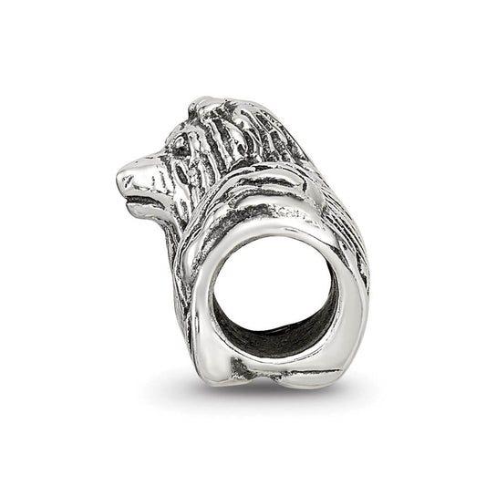 Sterling Silver Yorkshire Terrier, Dog Bead Charm
