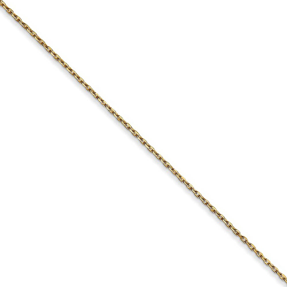 14k Yellow Gold Dog Bone and Red Enamel Paw Prints Necklace