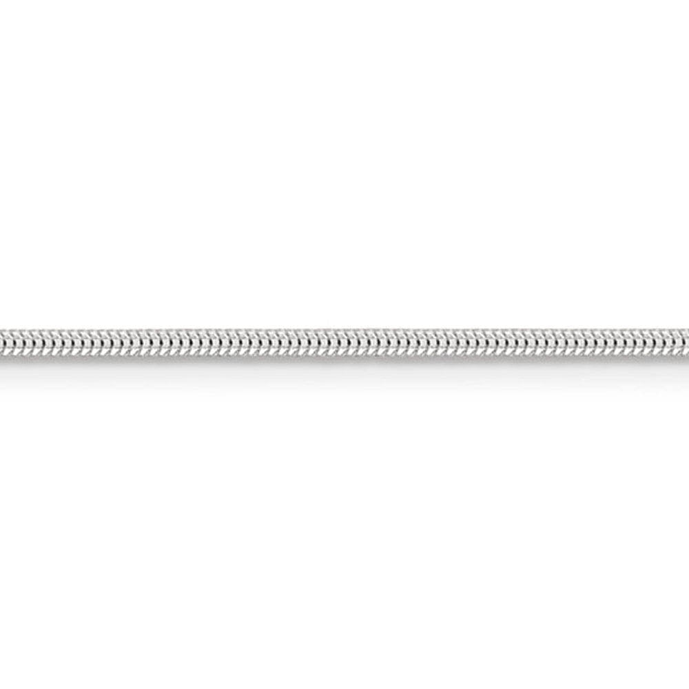 1mm Sterling Silver Classic Solid Cable Chain Necklace