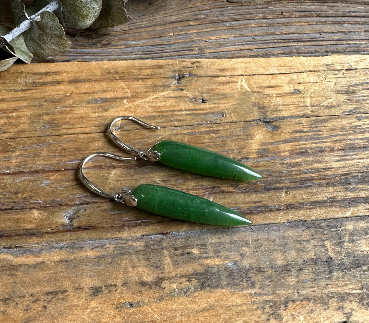 Canadian Jade Earrings, JN3