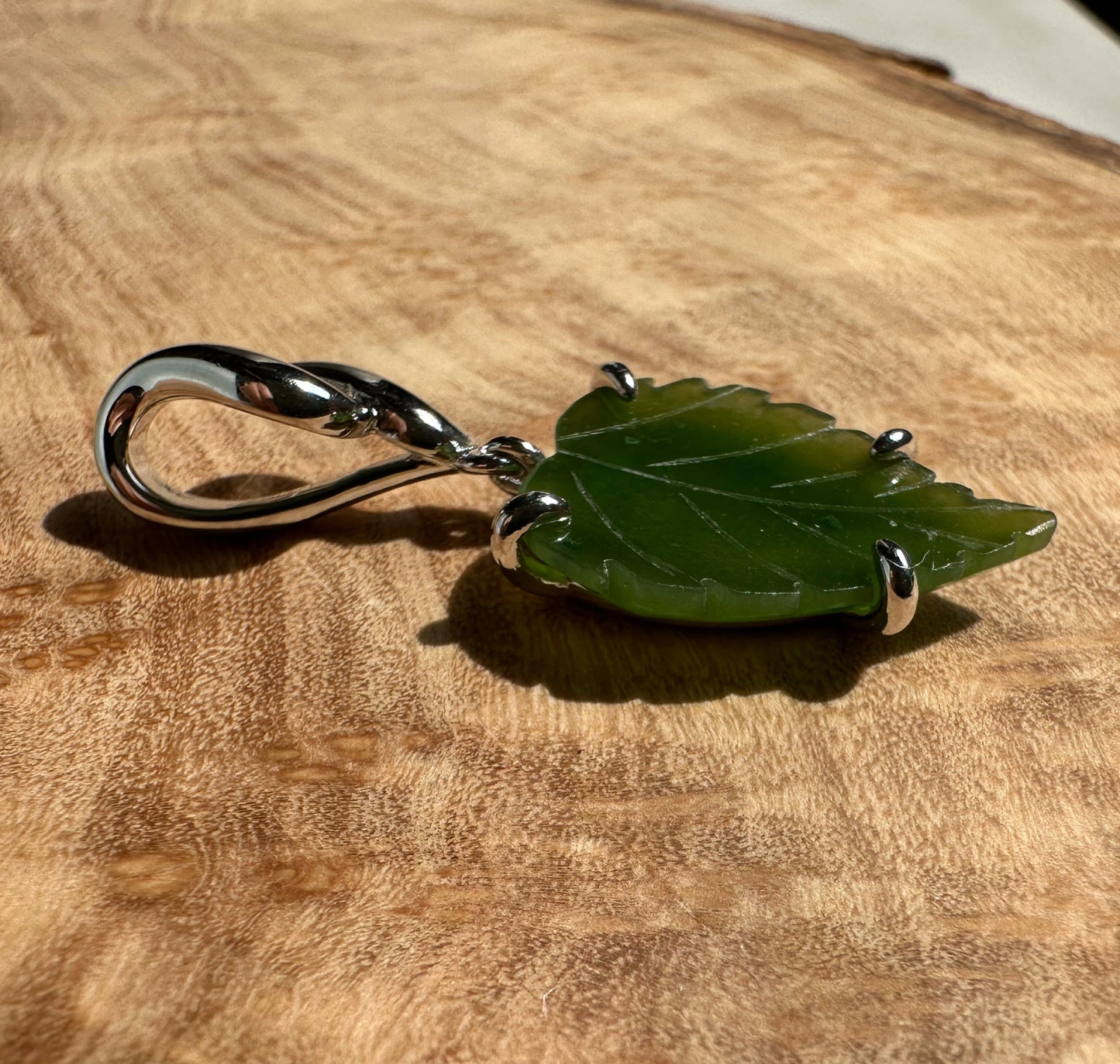 Silver Leaf Pendant, 5816