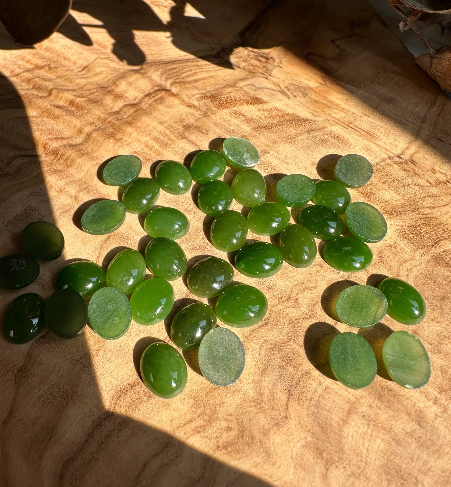 Canadian Jade Oval Cabochon - 7x9mm