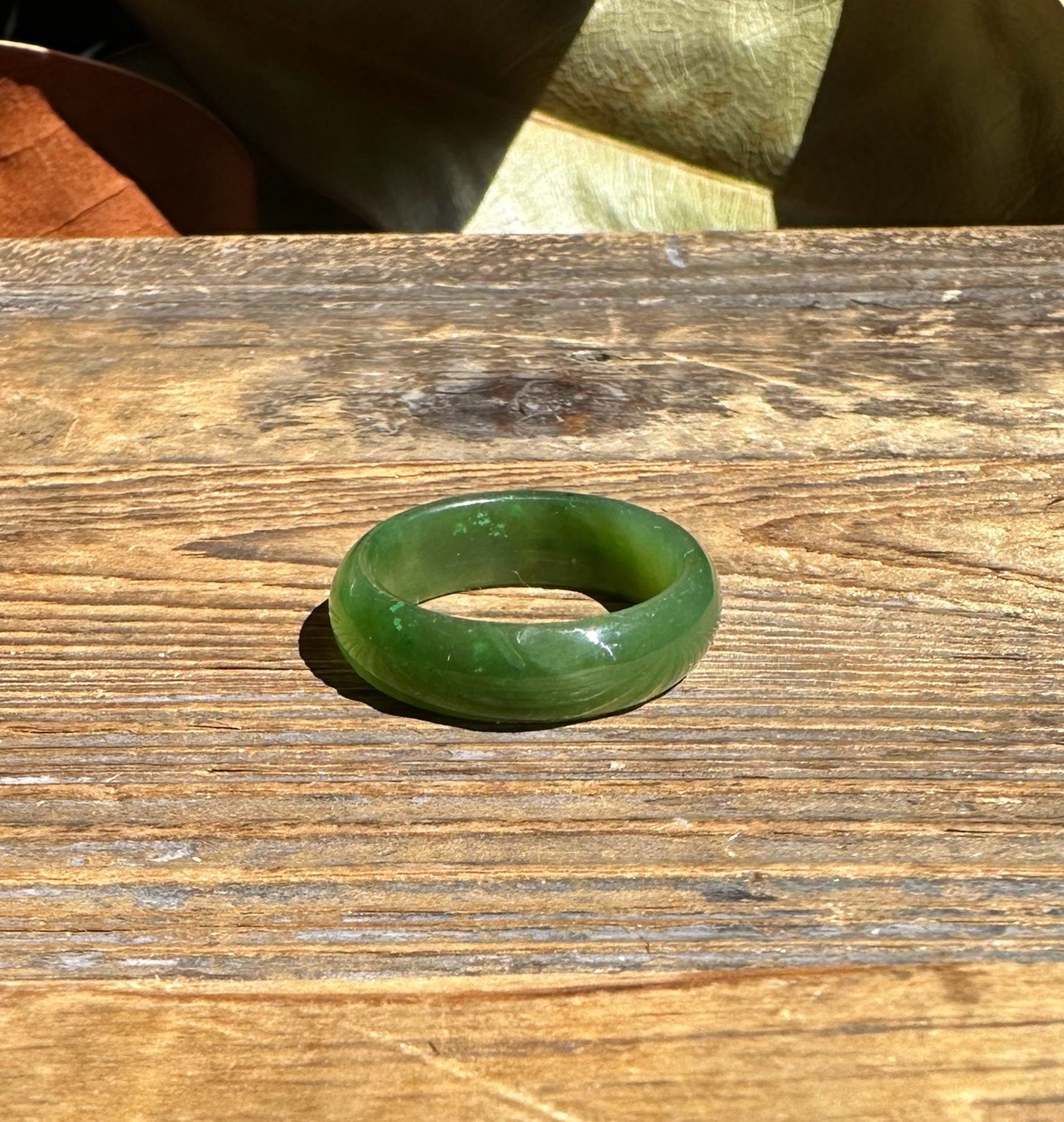 Jade Band Ring 6mm