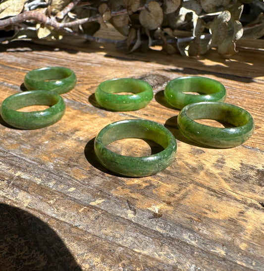 Jade Band Ring 6.5mm