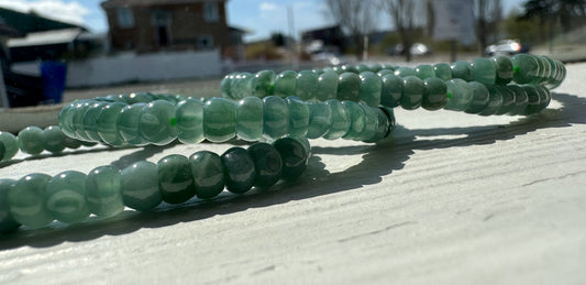 Guatemalan Jadeite Rondelle Bead Bracelet - Bracelets Sold Individually