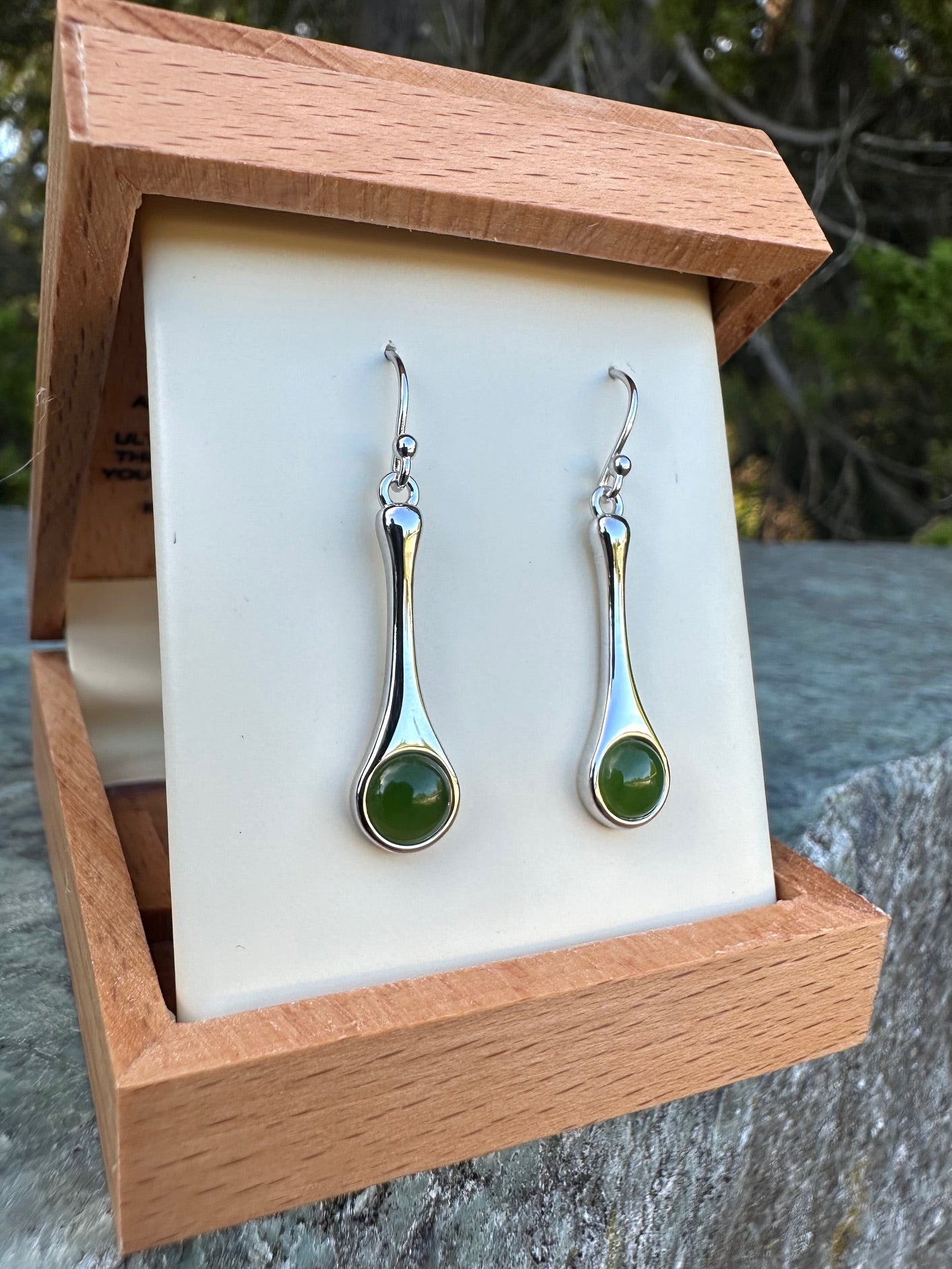 Silver Drop Earrings, 4874