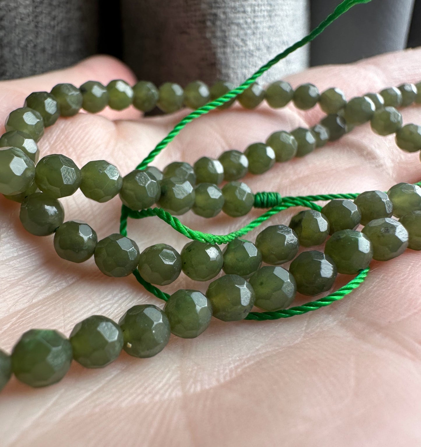 Low Grade Faceted 4mm unstrung beads
